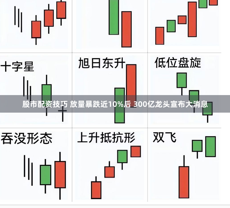 股市配资技巧 放量暴跌近10%后 300亿龙头宣布大消息