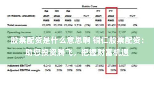 股票配资是什么意思啊 铜仁股票配资：助您投资腾飞，把握财富机遇